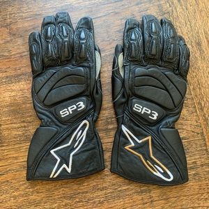 Alpinestars leather motorcycle gloves- women’s